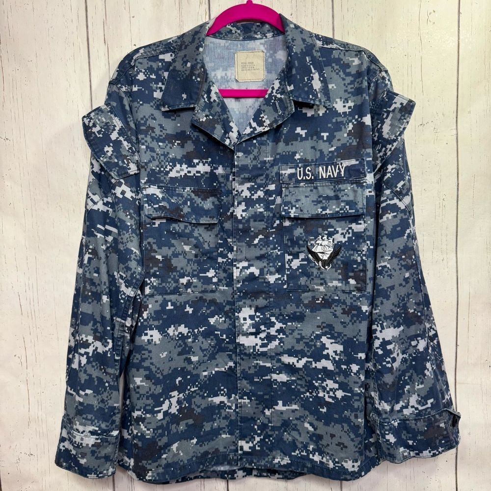 U.S. Navy NWU Digital Camo Working Blouse Medium Regular Military Tactical